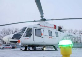 Вертолет "Ансат" компании АО "Русские Вертолетные Системы"