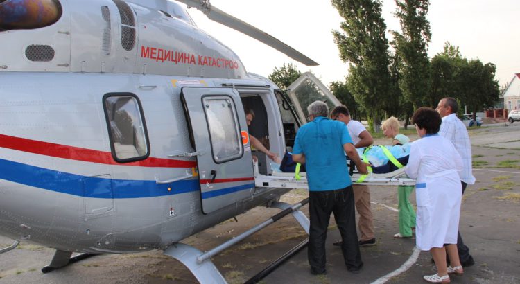 Вертолет "Ансат" компании АО " Русские Вертолетные Системы"