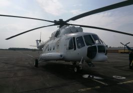 Ми-8АМТ из парка компании АО "Русские Вертолетные Системы"