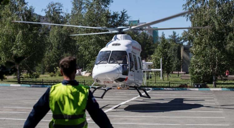 Вертолет "Ансат" компании Ао "Русские вертолетные Системы"