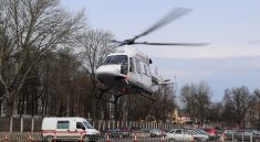 Медицинский вертолет Ансат компании Русские Вертолетные Системы