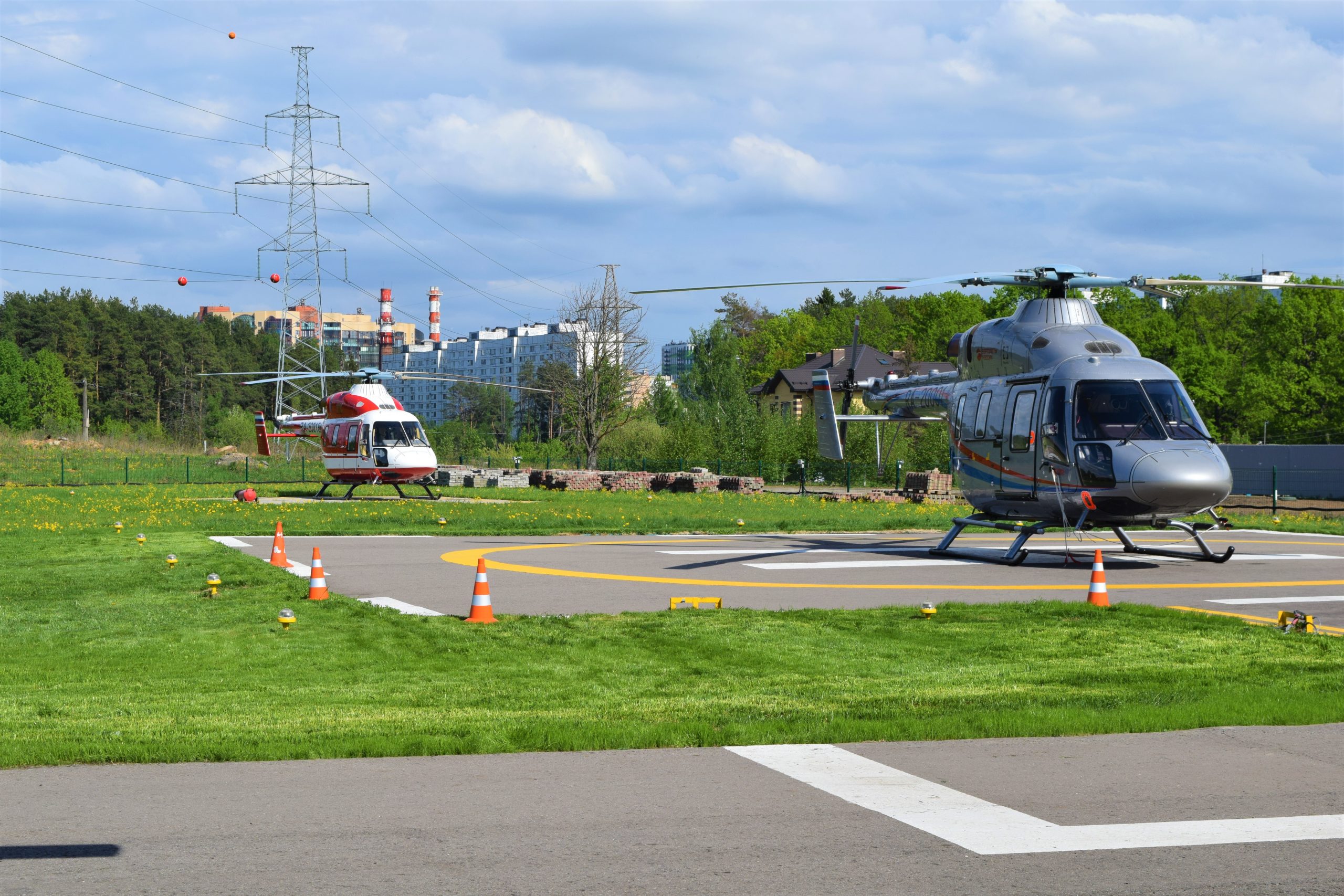 Парк санитарной авиации в Московской области пополнил новый вертолет -  Helimed